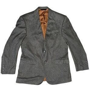 Joseph by Joseph A‎ Banks grey herringbone micro velour sport coat Size 40R